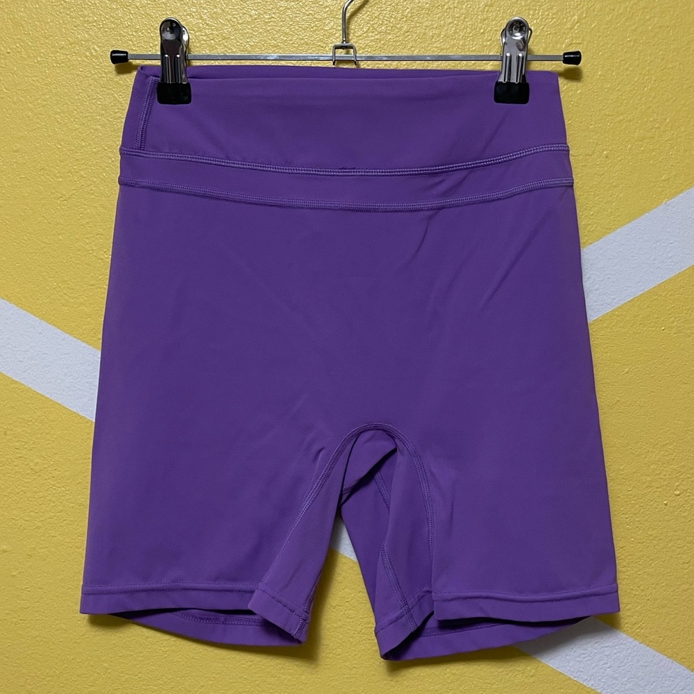 Vibrant Purple Yoga/Bike Shorts